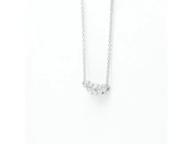 Tiffany & Co Collar graduado Tiffany Jazz Plata 