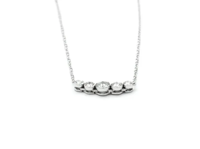 Tiffany & Co Collar graduado Tiffany Jazz Plata 