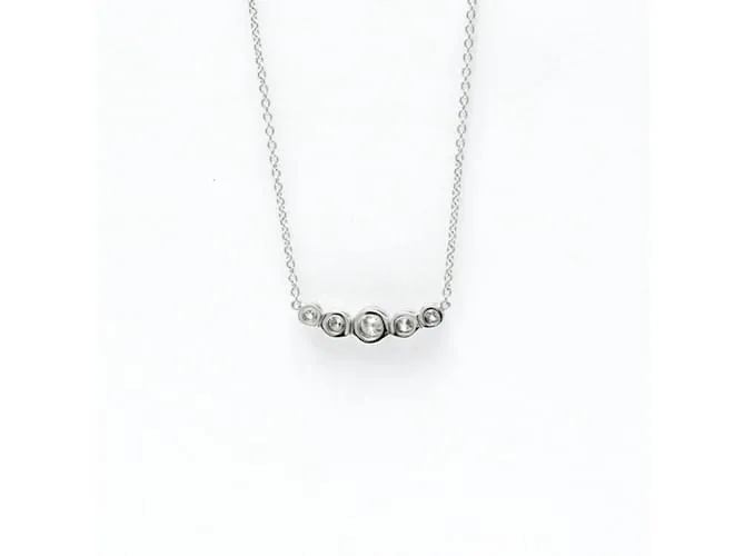 Tiffany & Co Collar graduado Tiffany Jazz Plata 