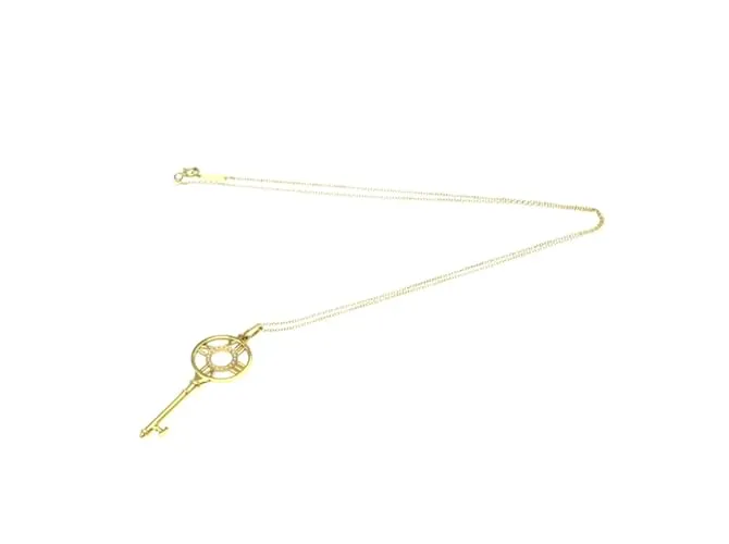 Tiffany & Co Collar Péndulo de Diamante Atlas Tiffany Dorado 