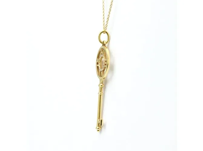 Tiffany & Co Collar Péndulo de Diamante Atlas Tiffany Dorado 