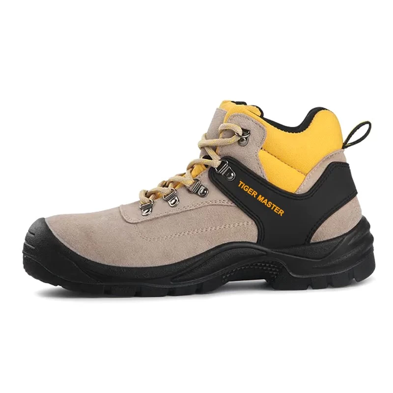 TM3086 Zapatos de seguridad de la marca Vaultex a prueba de pinchazos con punta de acero de gamuza para hombres