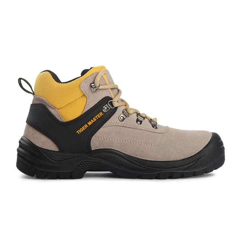 TM3086 Zapatos de seguridad de la marca Vaultex a prueba de pinchazos con punta de acero de gamuza para hombres