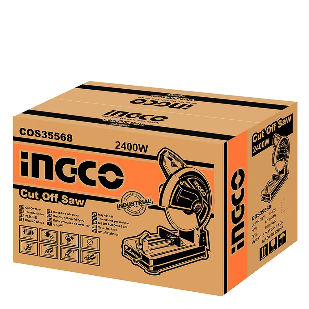 Tronzadora Ingco 14» 2350w Metales Industrial Cortadora