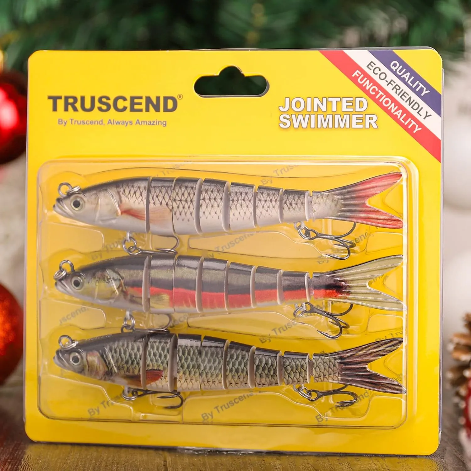 TRUSCEND señuelos de Pesca para Agua Dulce y Salada  Lifelike Swimbait para la Trucha Bass  Lento hundimiento Bass señuelo de Pe