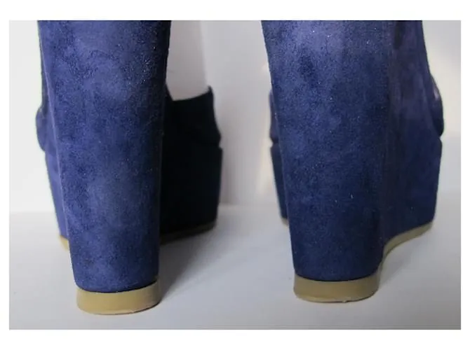 Twin Set Sandalias de cuña TWINSET azules 
