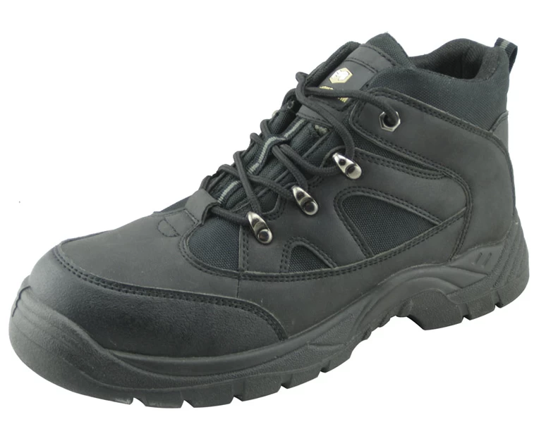 Venta caliente de acero de la marca Miller de la PU nubuck de cuero suela de PU deportes zapato de seguridad