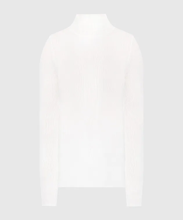 Wolford White turtleneck in wool
