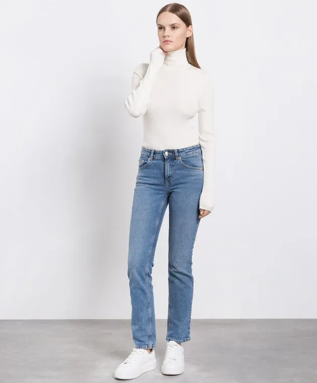 Wolford White turtleneck in wool