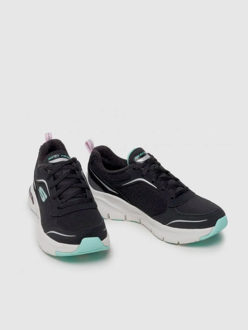 Zapatillas Skechers Arch Fit Gentle 149413 Negro Menta bkmn
