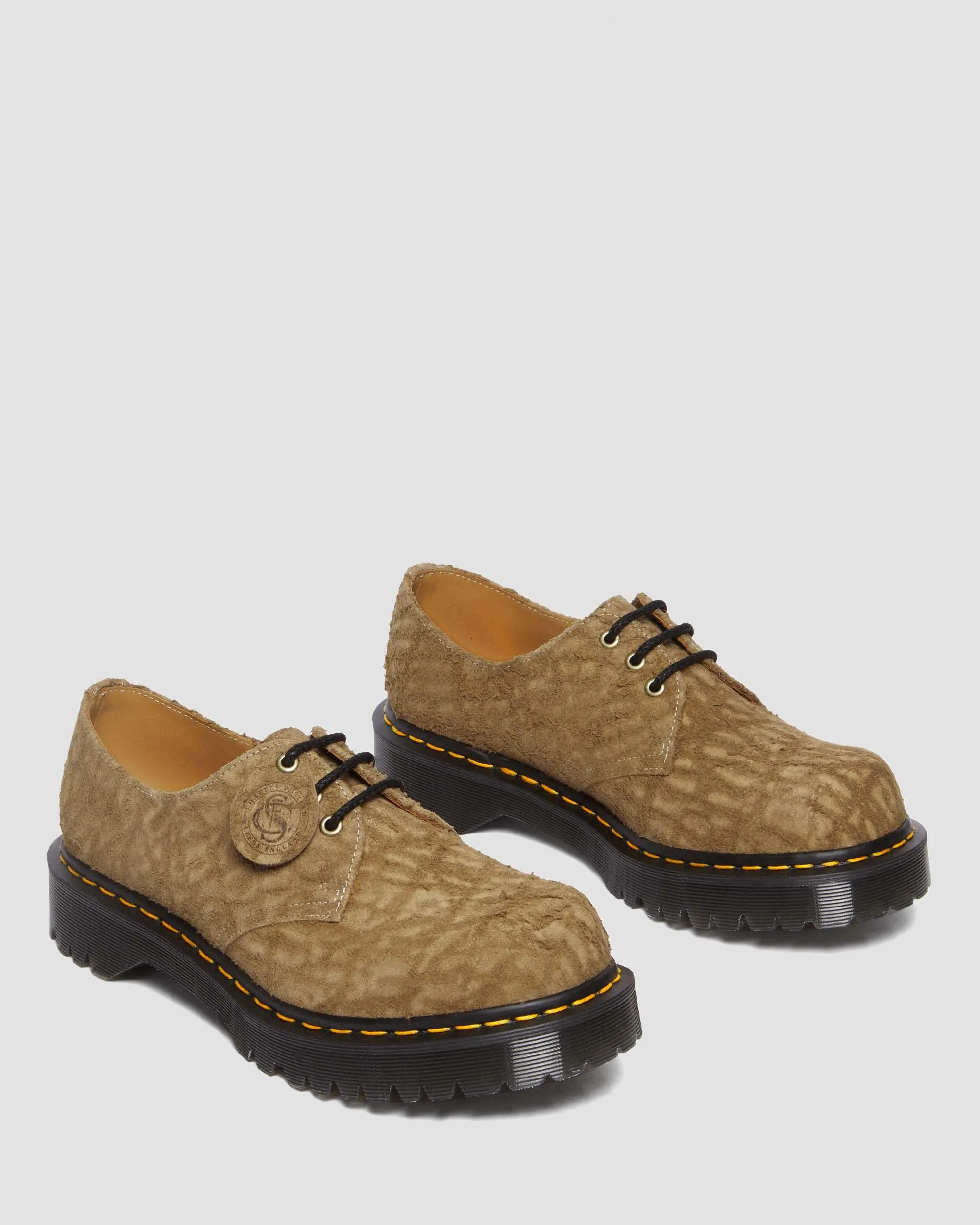 Zapatos 1461 Bex Made in England de ante texturizado