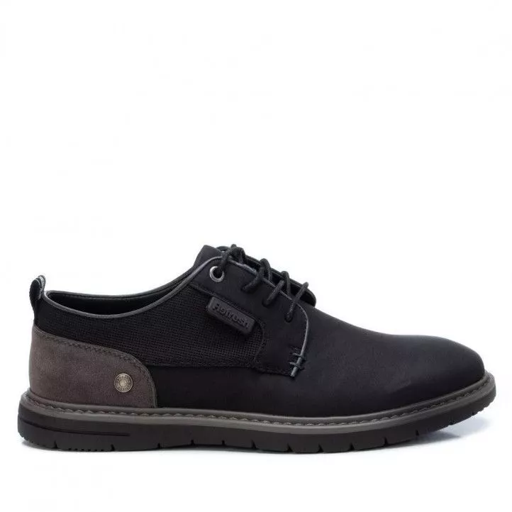 Zapatos vestir Refresh 076533 con talón en serraje gris