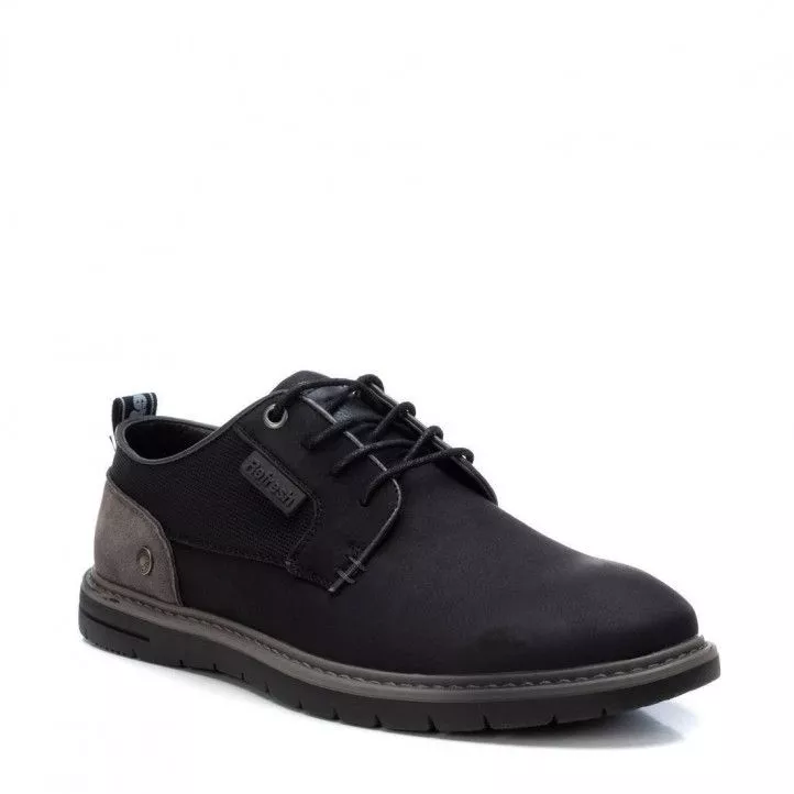 Zapatos vestir Refresh 076533 con talón en serraje gris