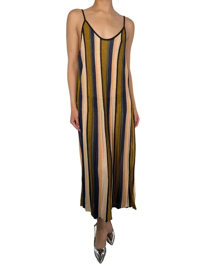 ZARA Vestido Tejido Multicolor